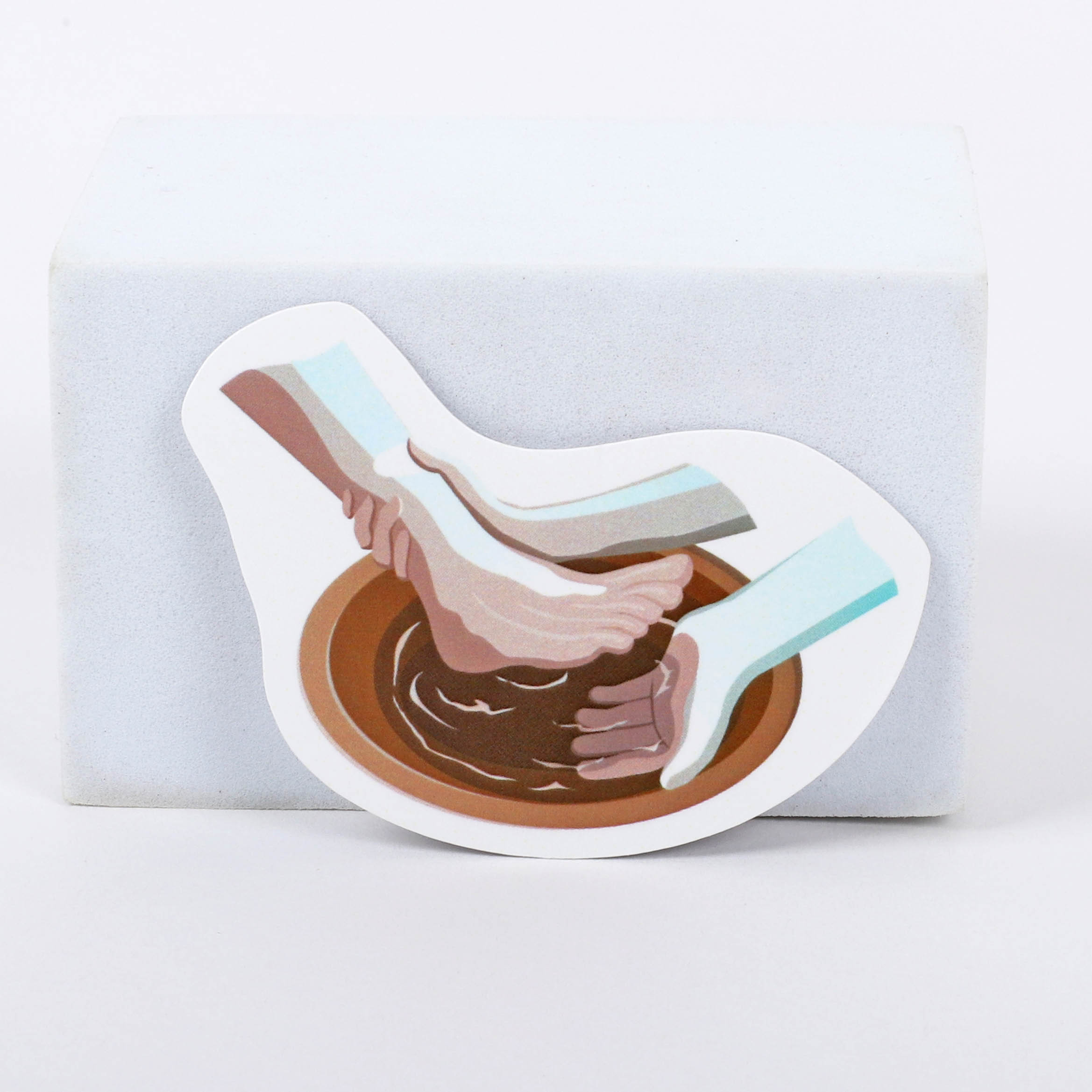 Sticker Vinyl Wash Feet Pk5 - Image 3