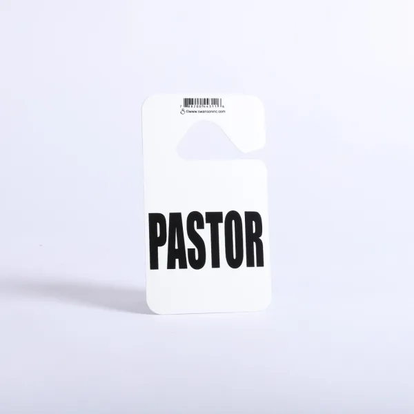 Auto Hang tag- Pastor- Swanson Christian Products