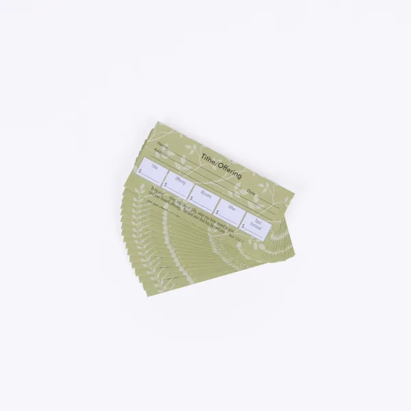 Offering Envelop For Tithe Offering Deut. 12: 6-7- Swanson Christian Products