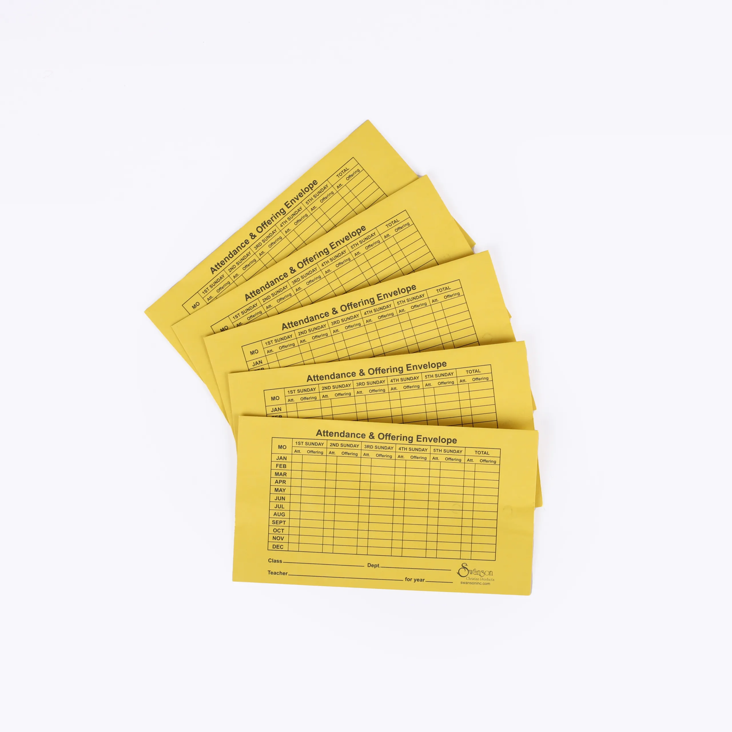 Offering Envelop- Attendance Offering- Swanson Christian Products