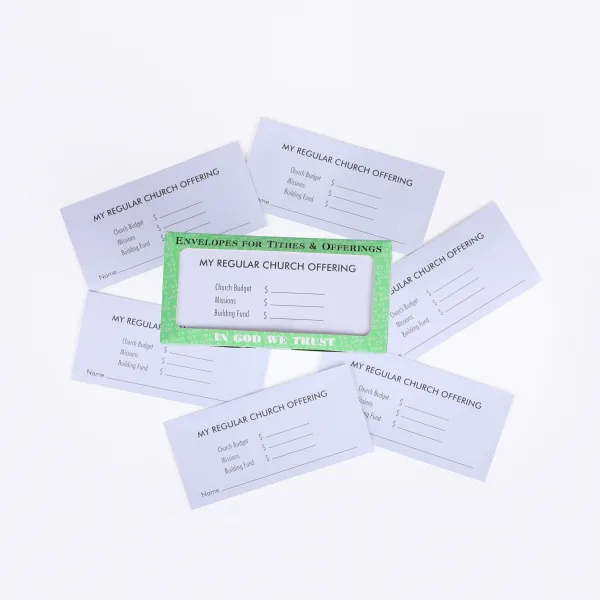 Offering Envelope 3 Fund Weekly- Swanson Christian Products