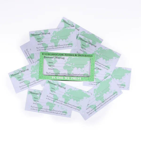 Offering Envelope - Missions Offering - 100 Ct. | Swanson Christian Products