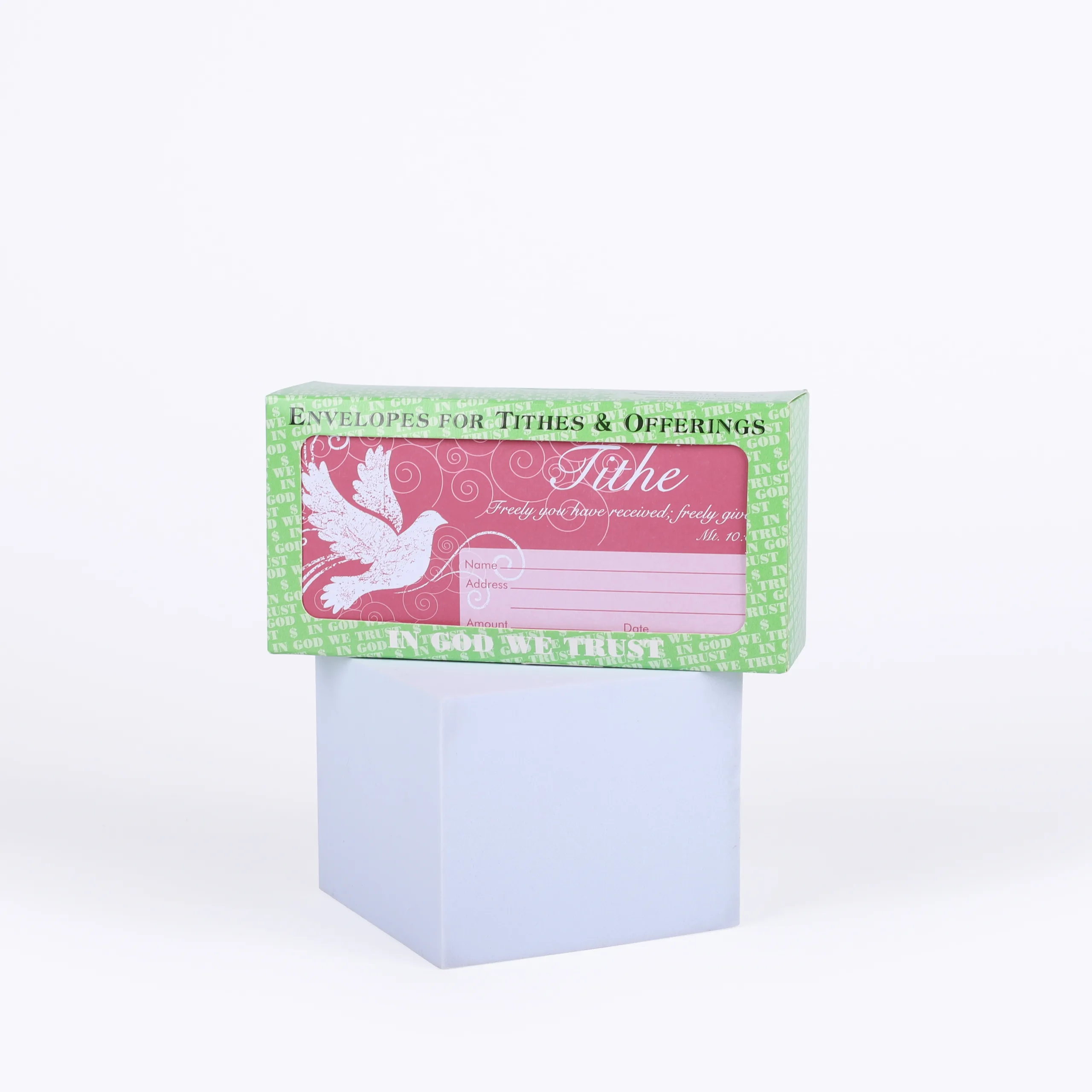 Offering Envelop- Dove Matt. 10:8- Swanson Christian Products