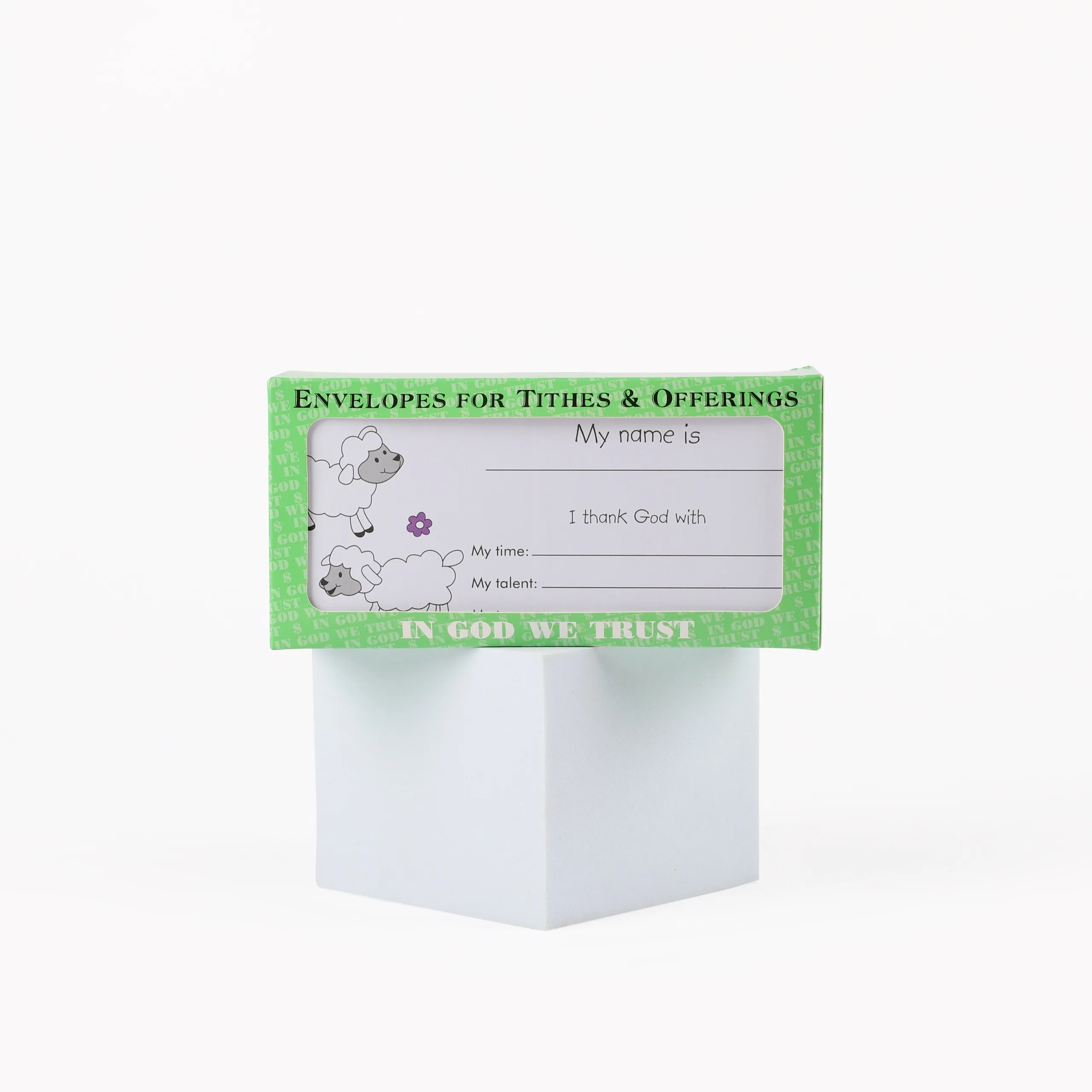 Offering Envelop My Name Is With Lamb- Swanson Christian Products