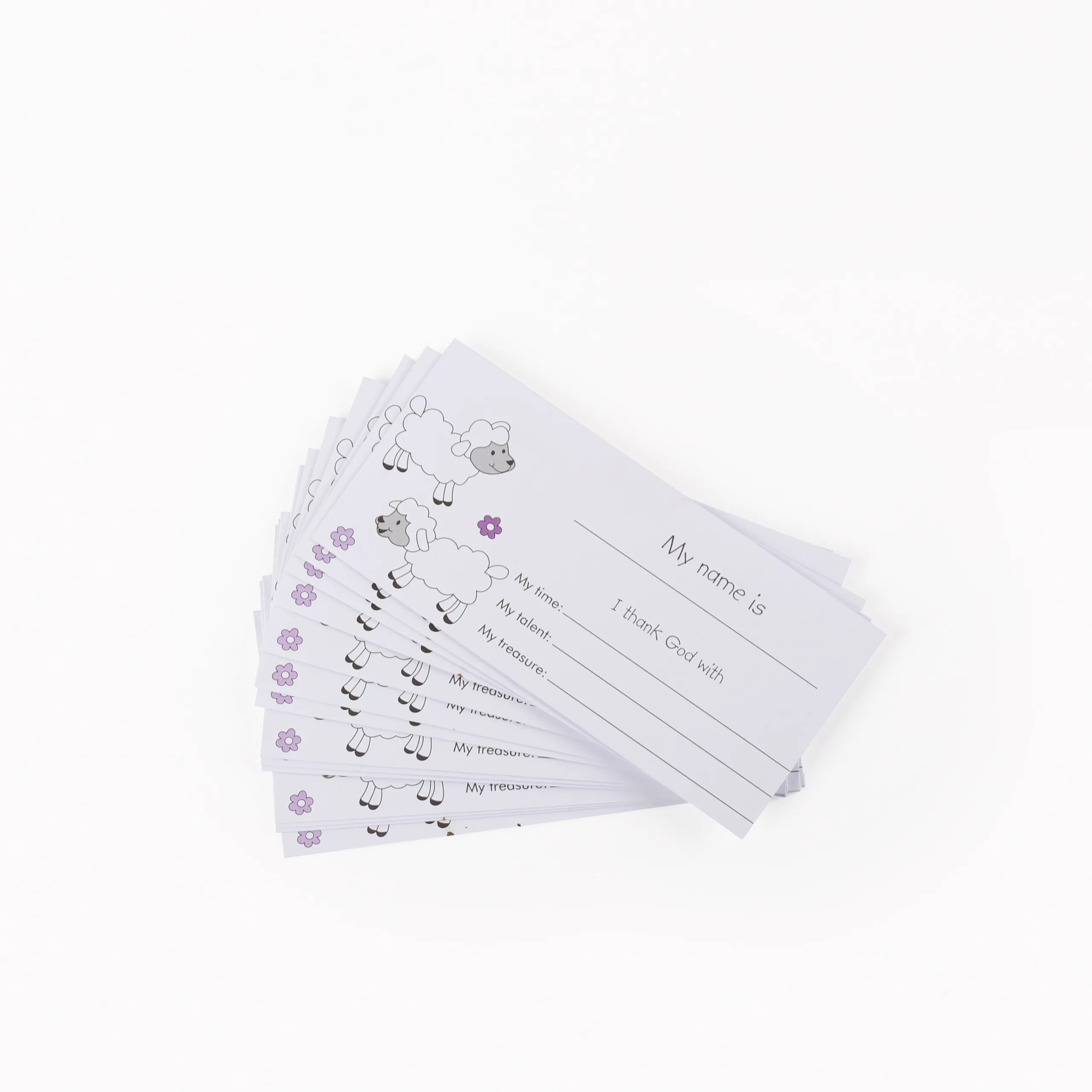 Offering Envelop My Name Is With Lamb- Swanson Christian Products
