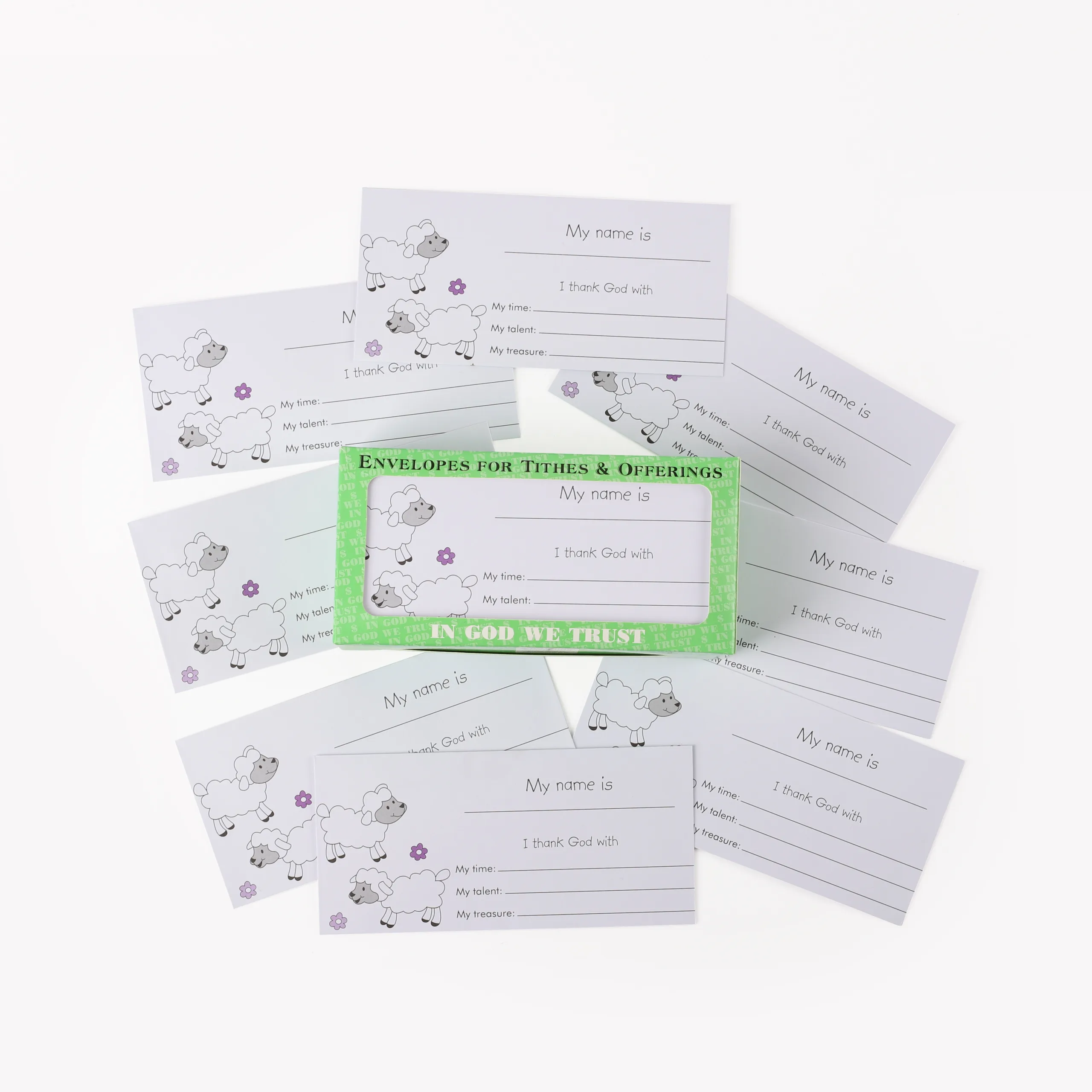 Offering Envelop My Name Is With Lamb- Swanson Christian Products