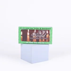 Offering Envelope Joy To The World 100Ct