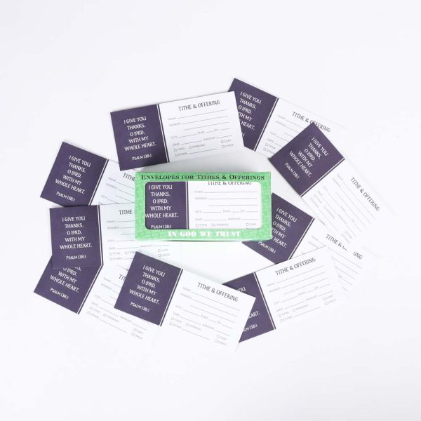 Envelope for Tithe and Offering - Give Thanks - 100 Ct. | Swanson Christian Products