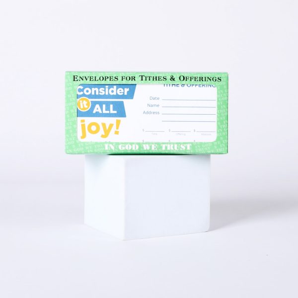 Envelope for Tithe and Offering - Consider It All Joy - 100 Ct. | Swanson Christian Products