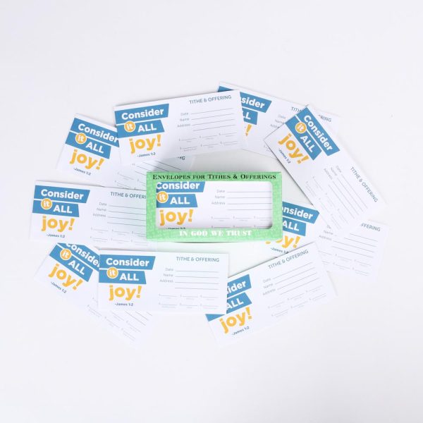 Envelope for Tithe and Offering - Consider It All Joy - 100 Ct. | Swanson Christian Products