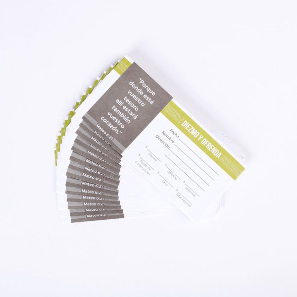 Spanish Envelope for Tithe and Offering | Swanson Christian Products