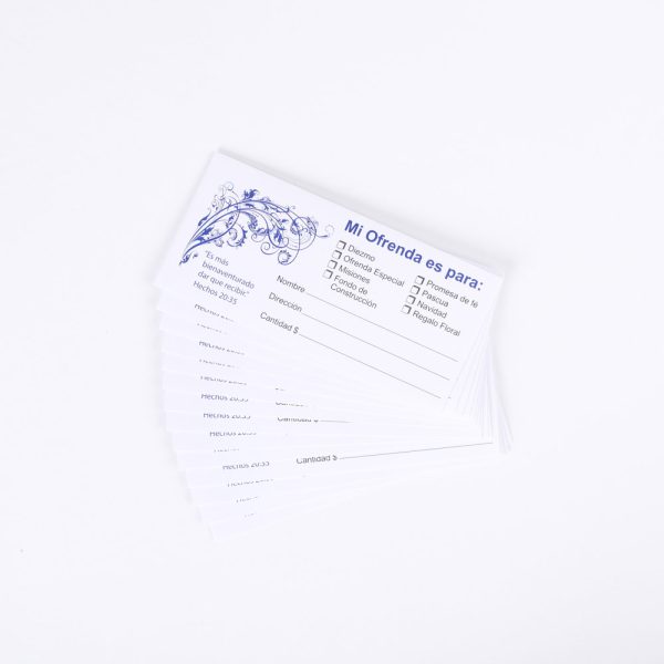 Spanish Envelope for Tithe and Offering - Blessed To Give - 100 Ct. | Swanson Christian Products