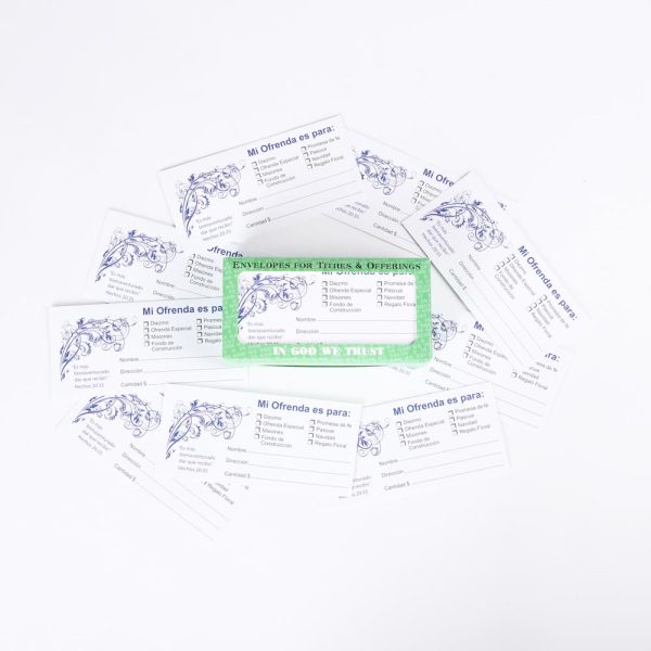 Spanish Envelope for Tithe and Offering - Blessed To Give - 100 Ct. | Swanson Christian Products