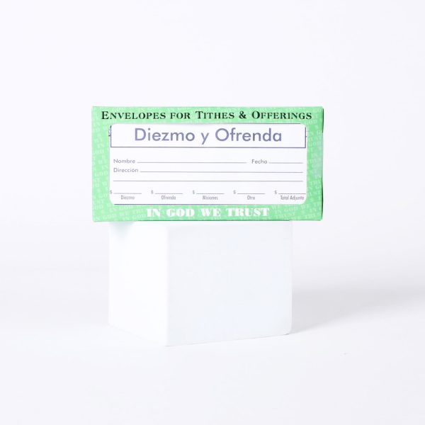 Spanish Envelope for Tithe and Offering - Navy - 100 Ct. | Swanson Christian Products