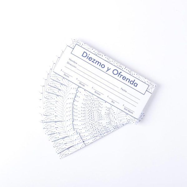 Spanish Envelope for Tithe and Offering - Navy - 100 Ct. | Swanson Christian Products