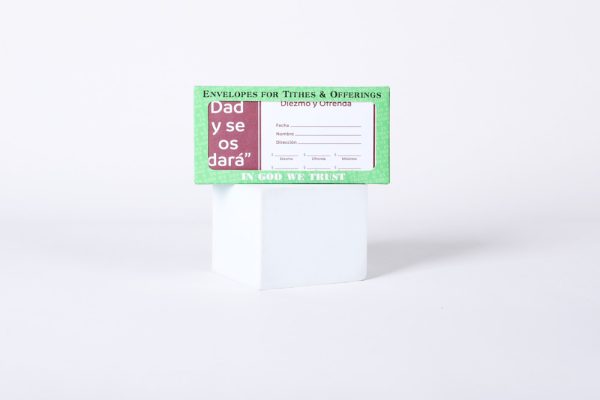 Spanish Envelope for Tithe and Offering - Give and it will be Given | Swanson Christian Products