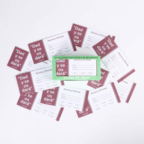Spanish Envelope for Tithe and Offering - Give and it will be Given | Swanson Christian Products