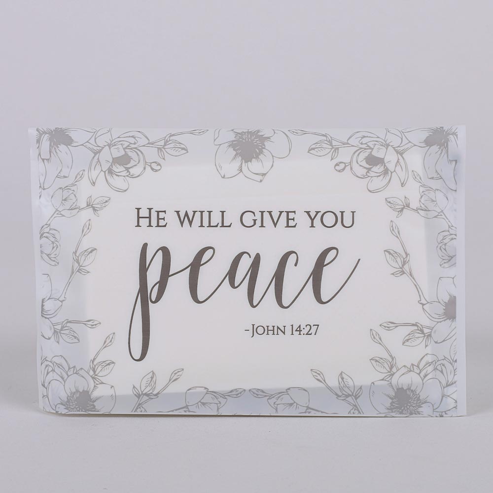Tissue Packs - He Will Give You Peace - Pack of 30 - Image 2
