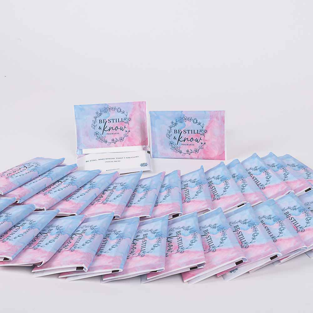 Tissue Packs - Be Still & Know - Pack of 30