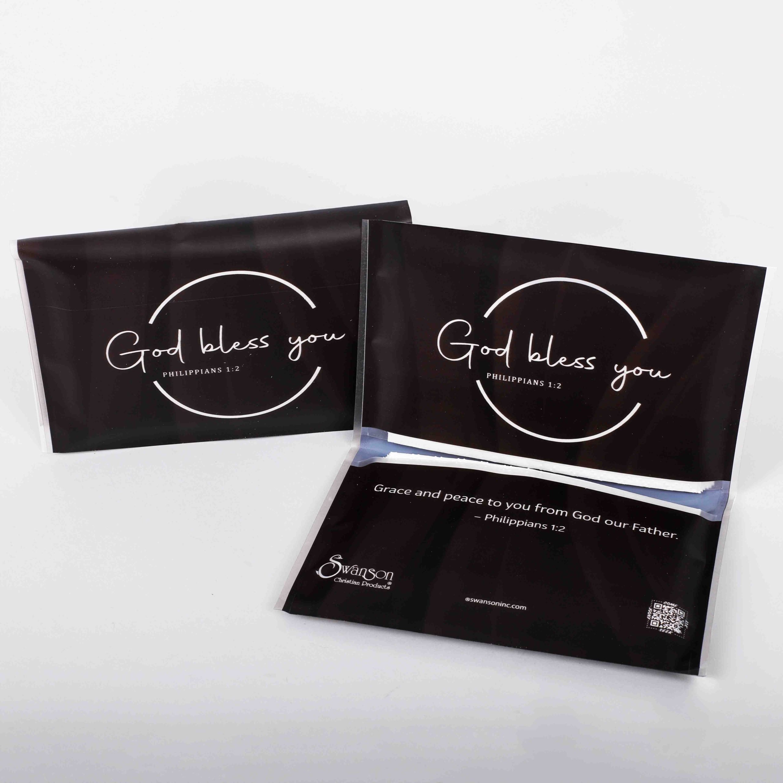 Tissue - God Bless You - Dark Grey - Pk12 - Image 2