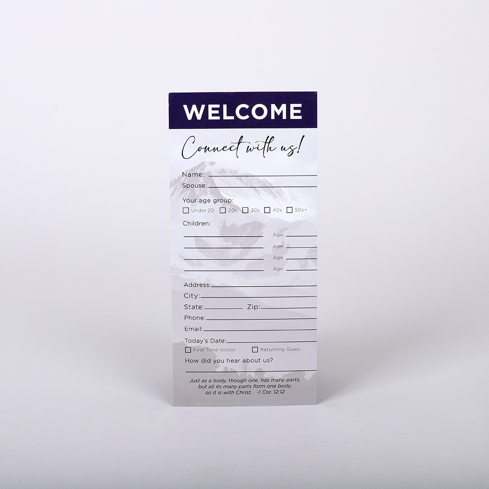 Connection Card Welcome Purple 50 Ct. - Image 4