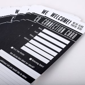Connection Card Black 50ct
