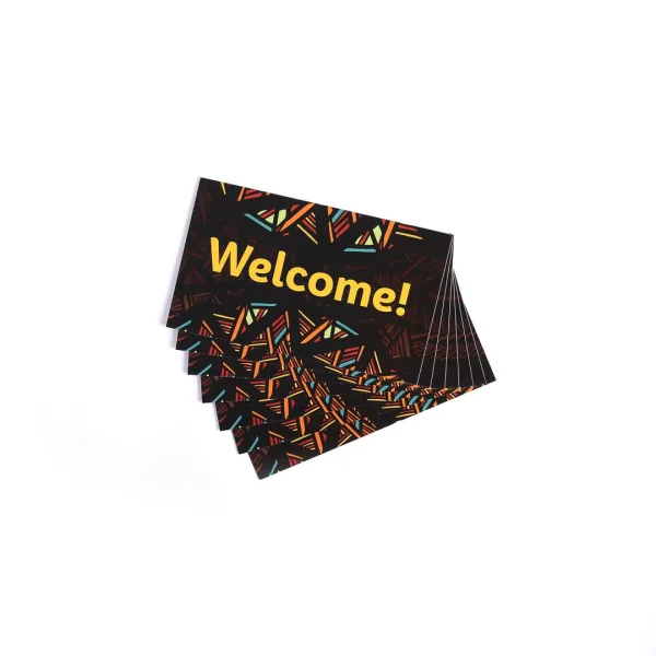 Connect Visitor Card-Welcome Multi color Black- Swanson Christian Products