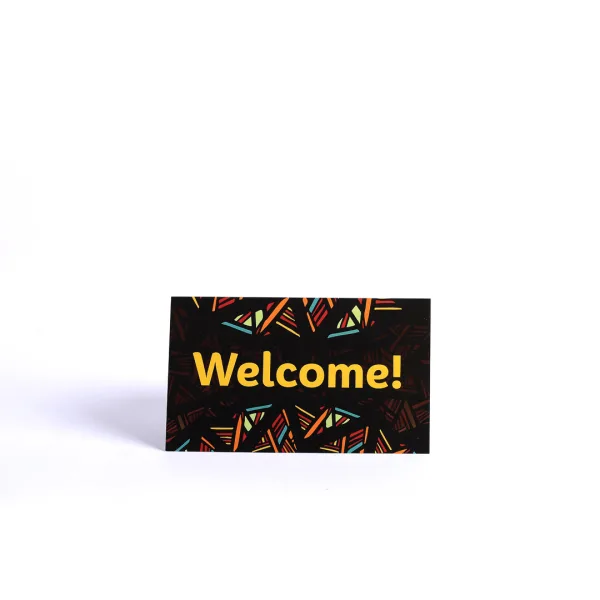 Connect Visitor Card-Welcome Multi color Black- Swanson Christian Products