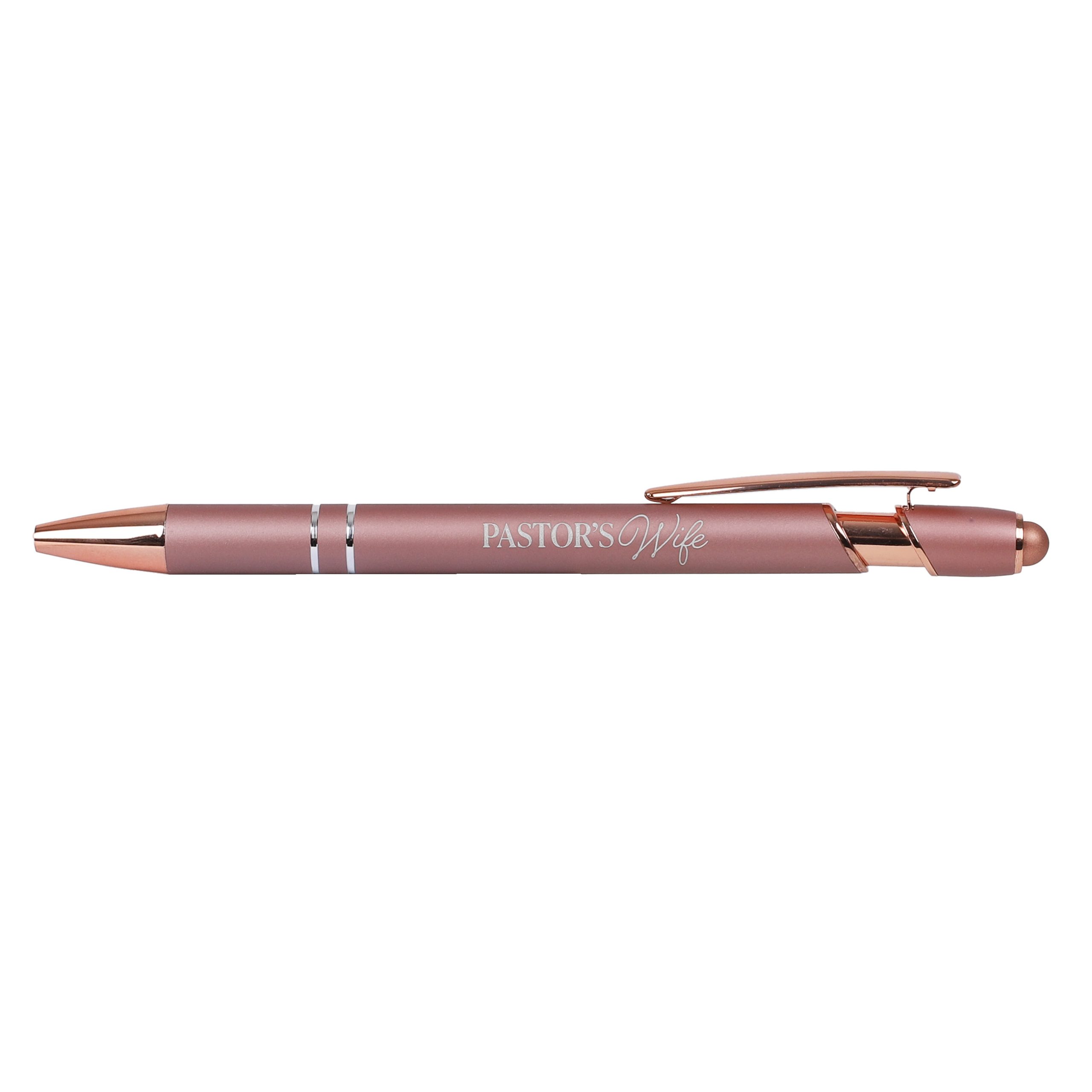 Gift Pen - Pastor's Wife - Rose Gold - Soft Touch