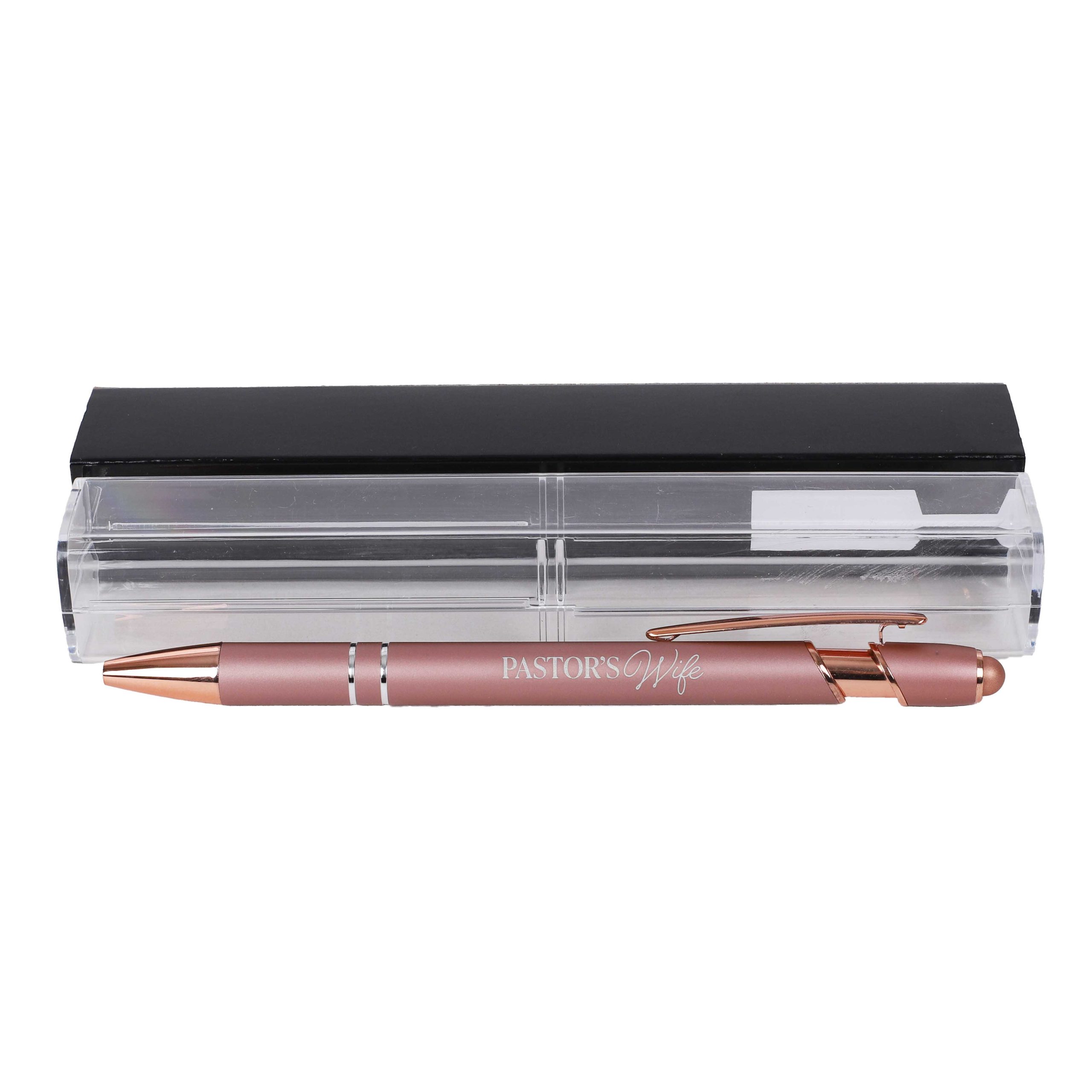 Gift Pen - Pastor's Wife - Rose Gold - Soft Touch - Image 8