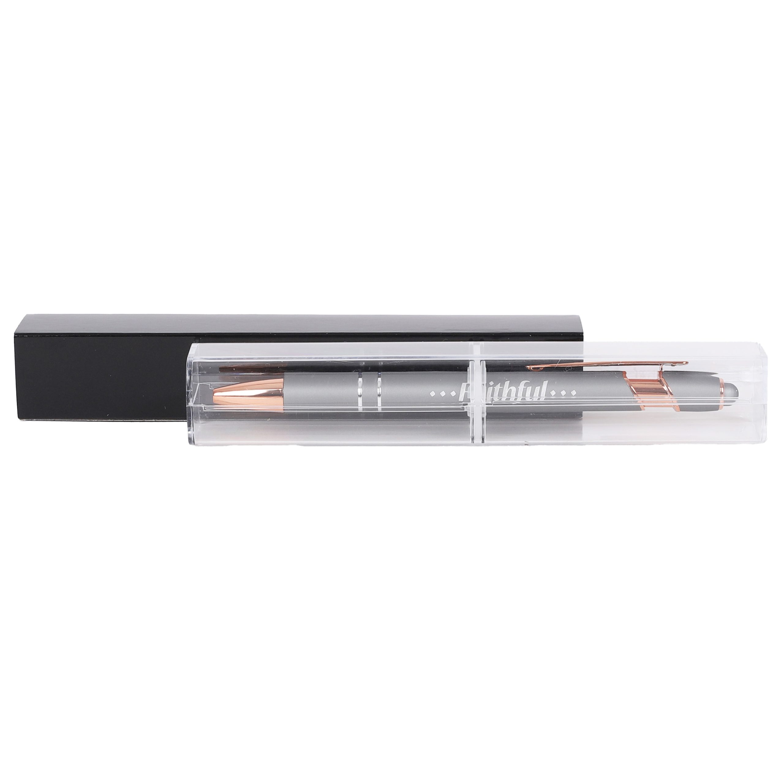 Gift Pen - Faithful - Grey - Soft Touch - Image 6