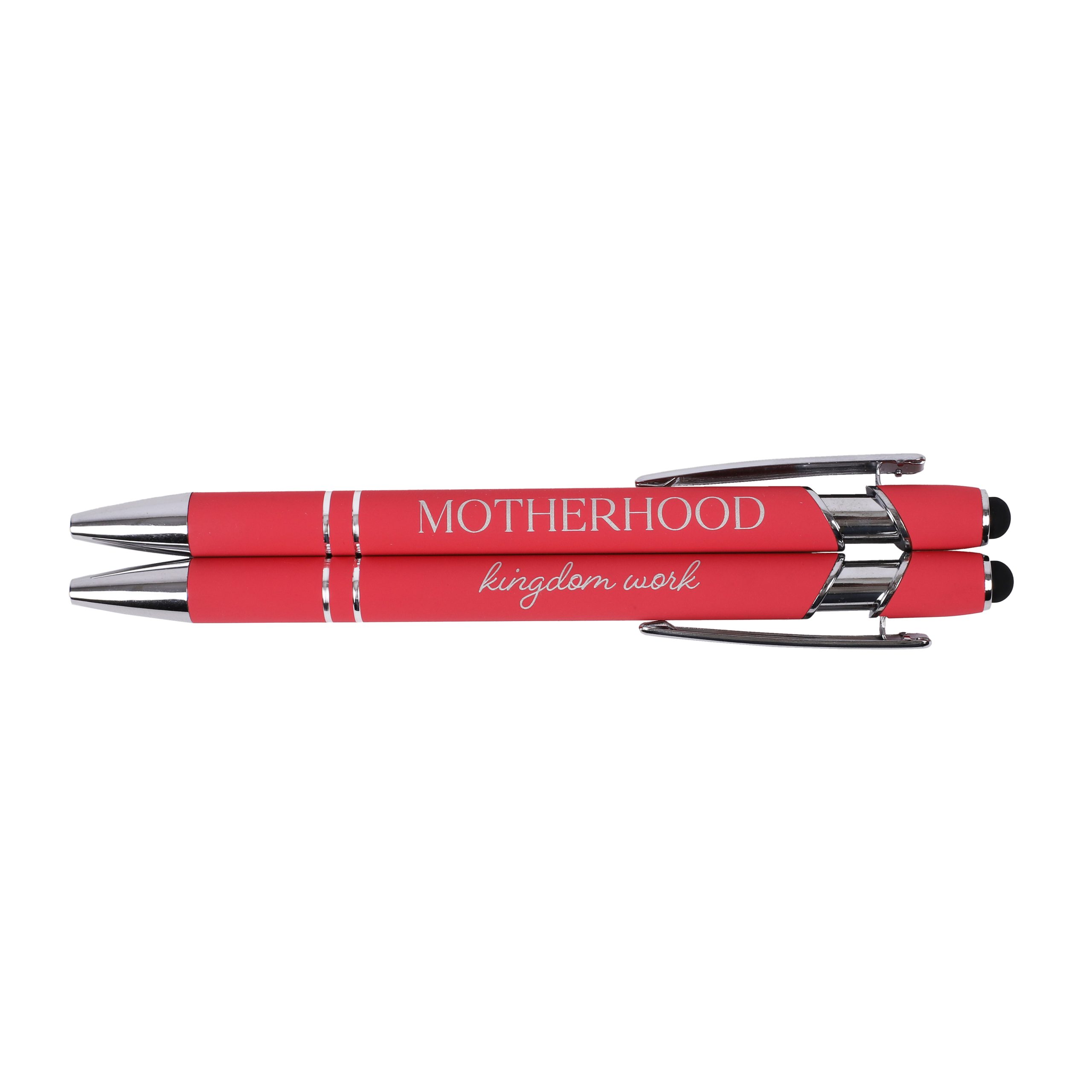 Gift Pen Soft Touch Motherhood Kingdom Work Coral - Image 6