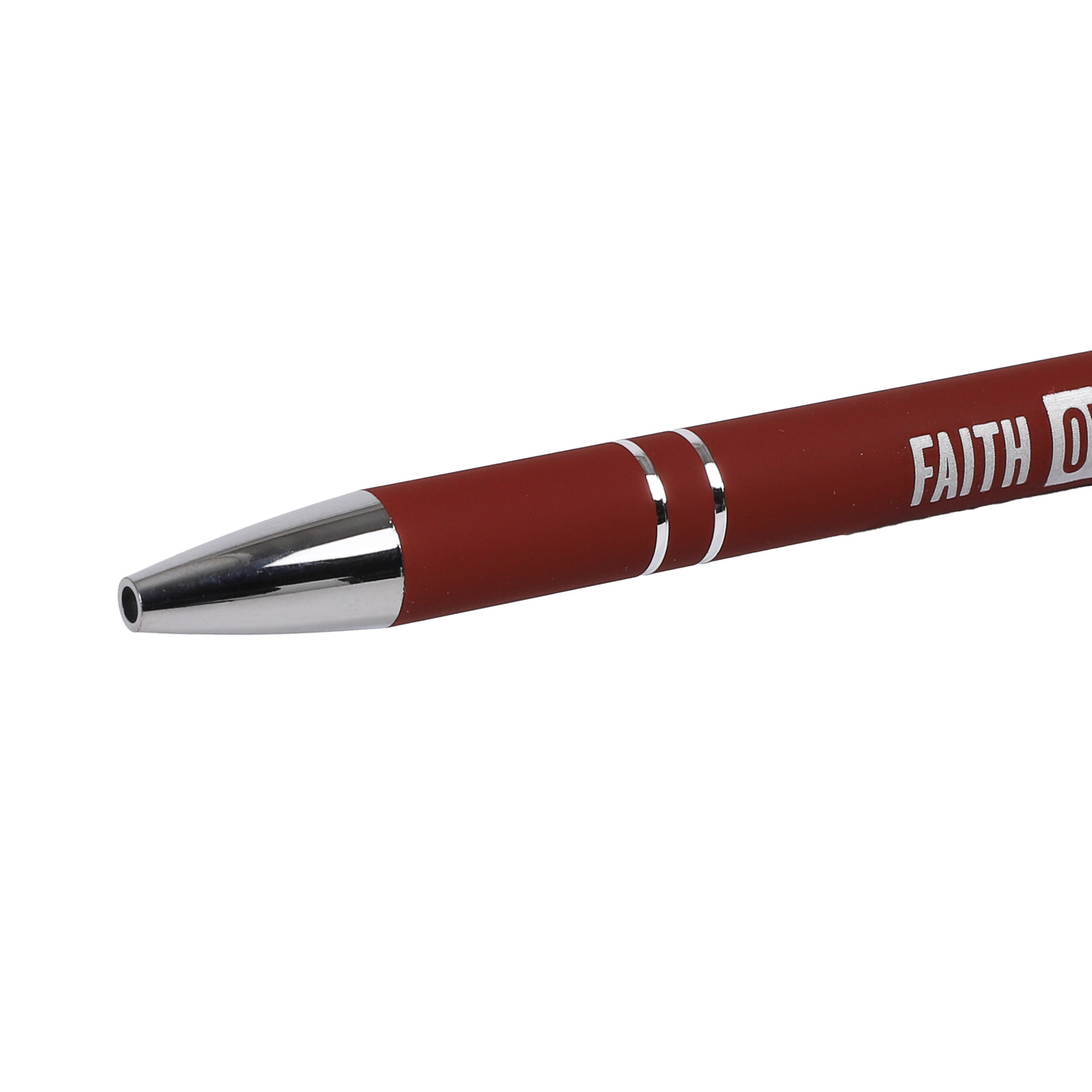 Gift Pen - Faith Over Fear - Dark Red - Stylus Tip - Image 2