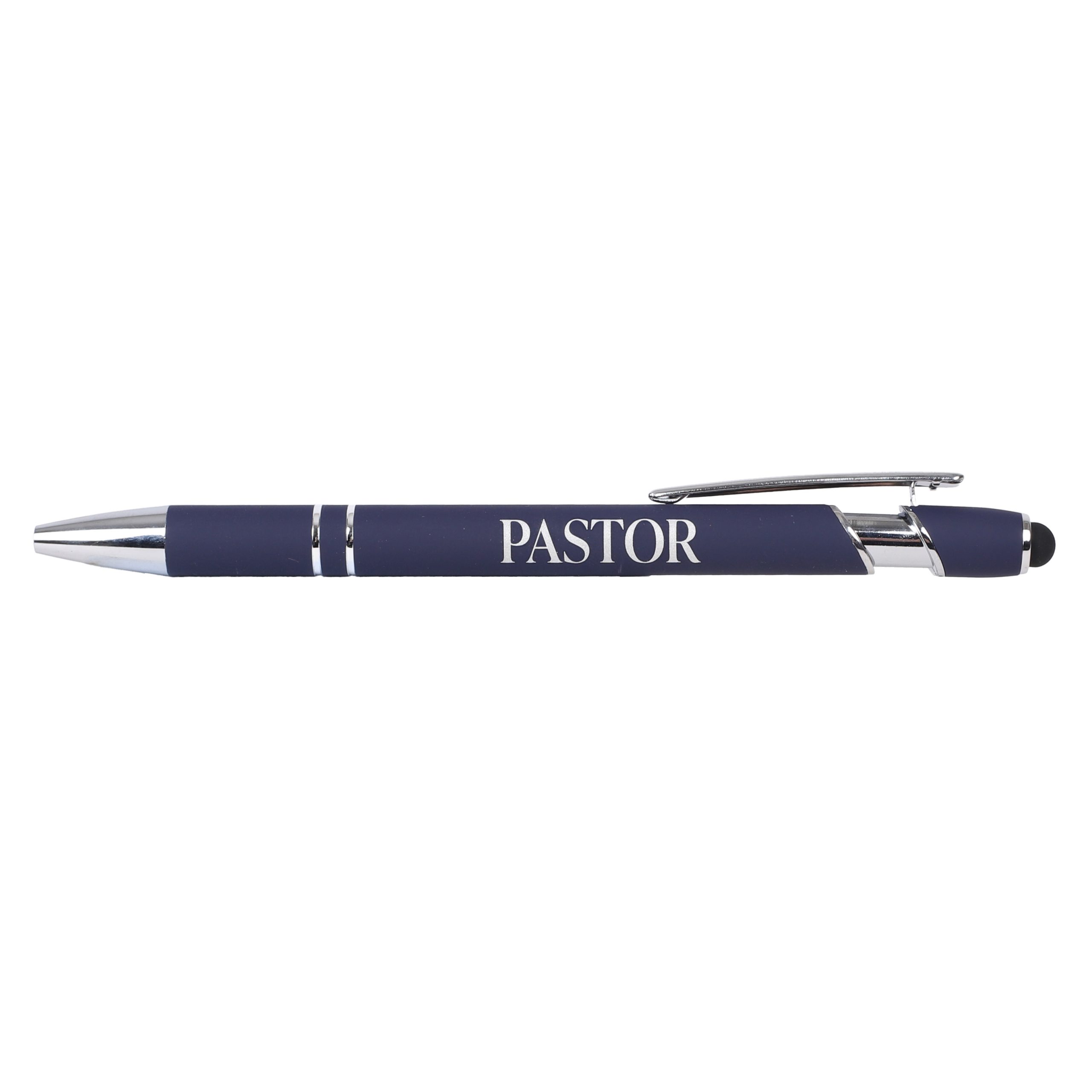 Gift Pen - Pastor - Navy - Stylus Tip
