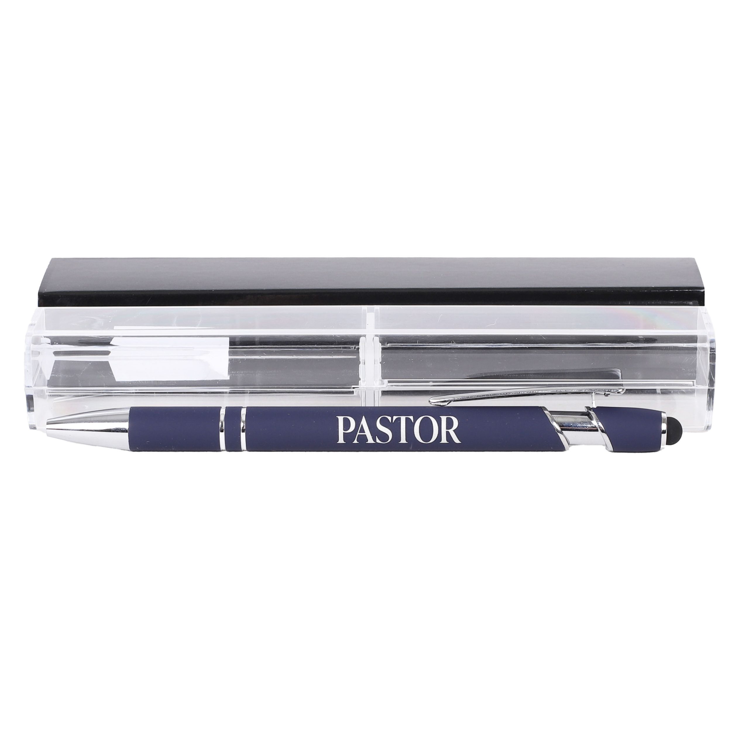 Gift Pen - Pastor - Navy - Stylus Tip - Image 4