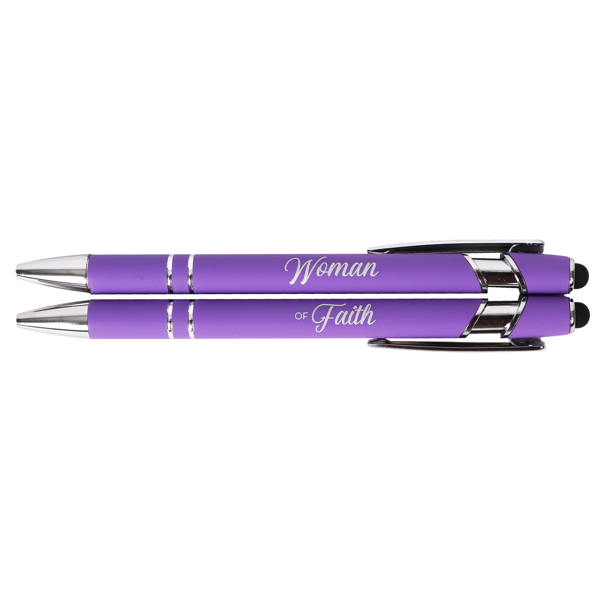 Gift Pen Soft Touch Woman of Faith Lavender