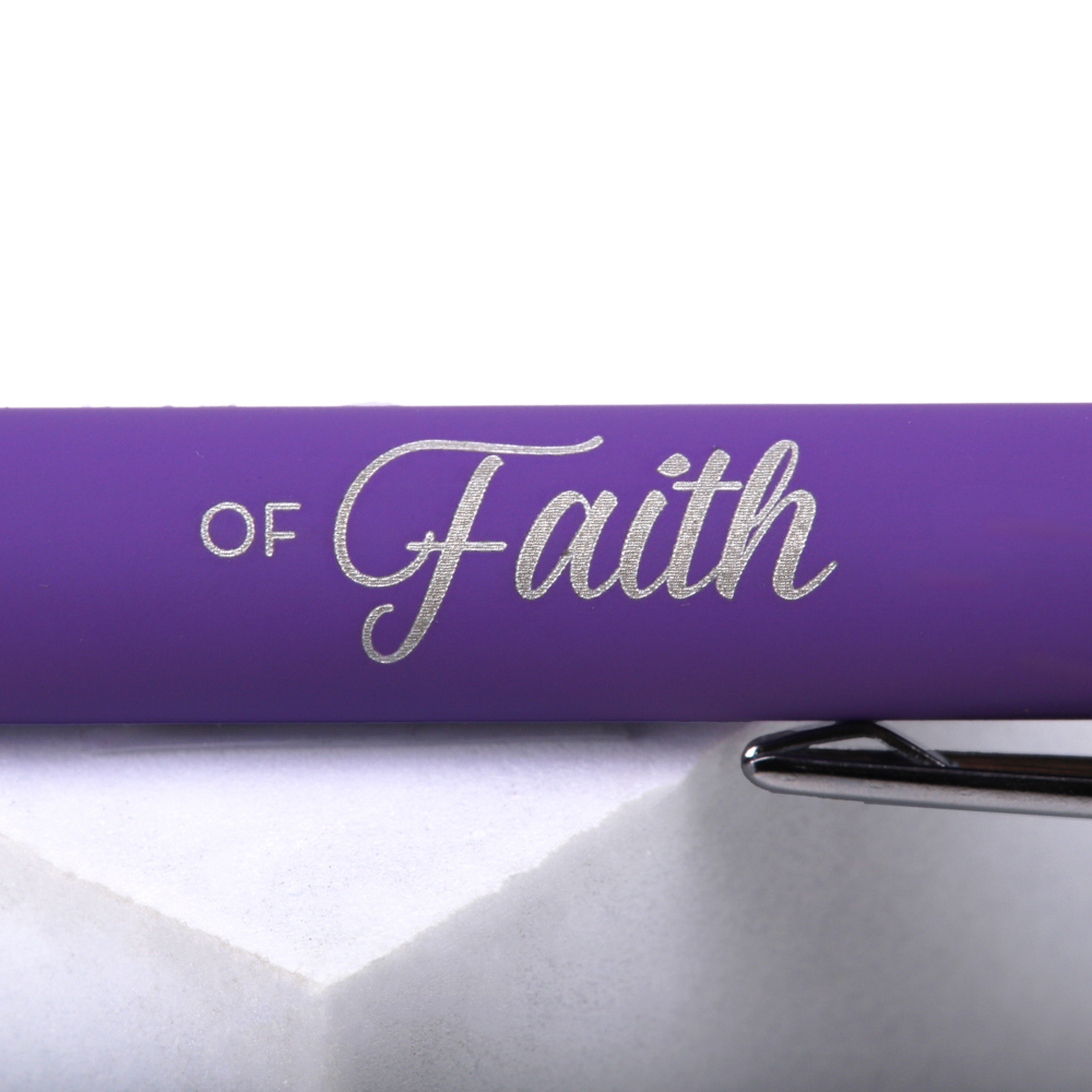 Gift Pen Soft Touch Woman of Faith Lavender - Image 2