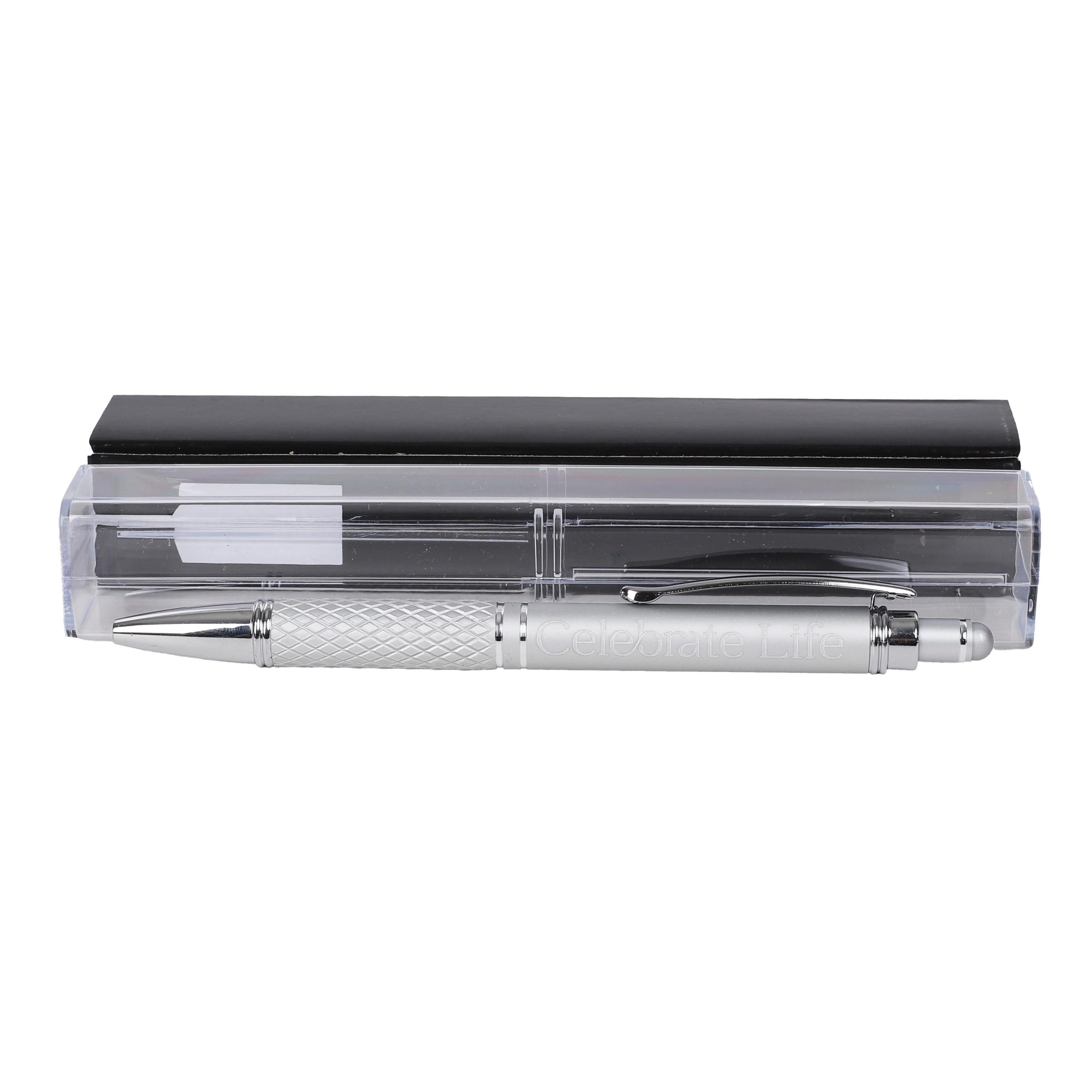Gift Pen - Diamond Touch Celebrate Life - Silver - Image 6