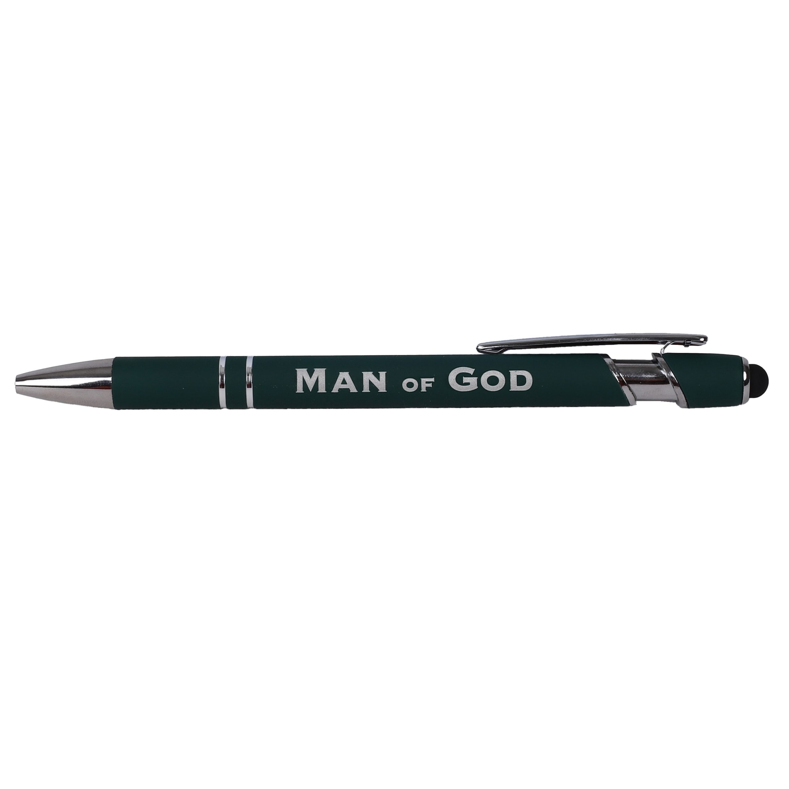 Gift Pen Soft Touch Man of God Green