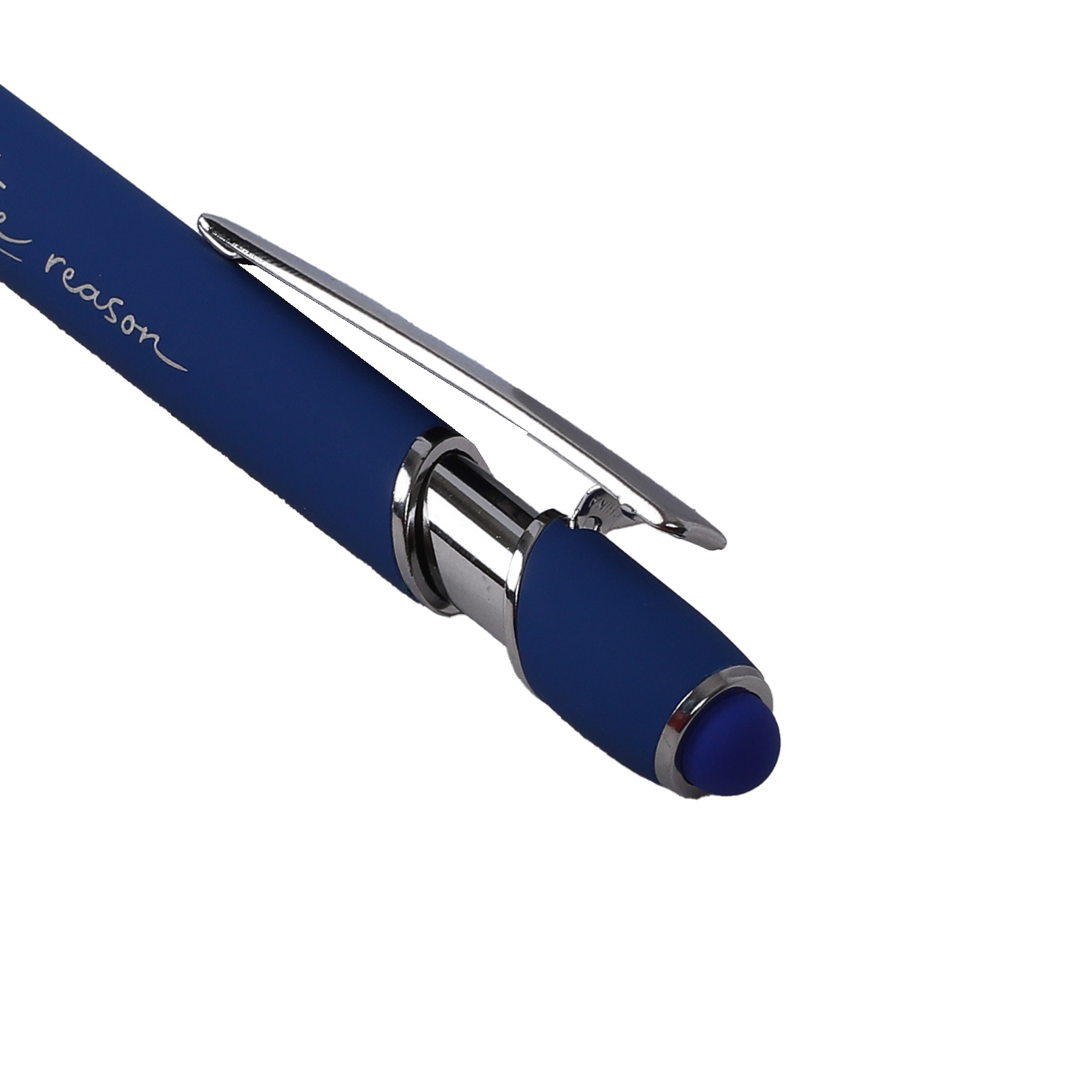 Gift Pen Soft Touch Jesus Is The Reason Royal Blue - Image 3