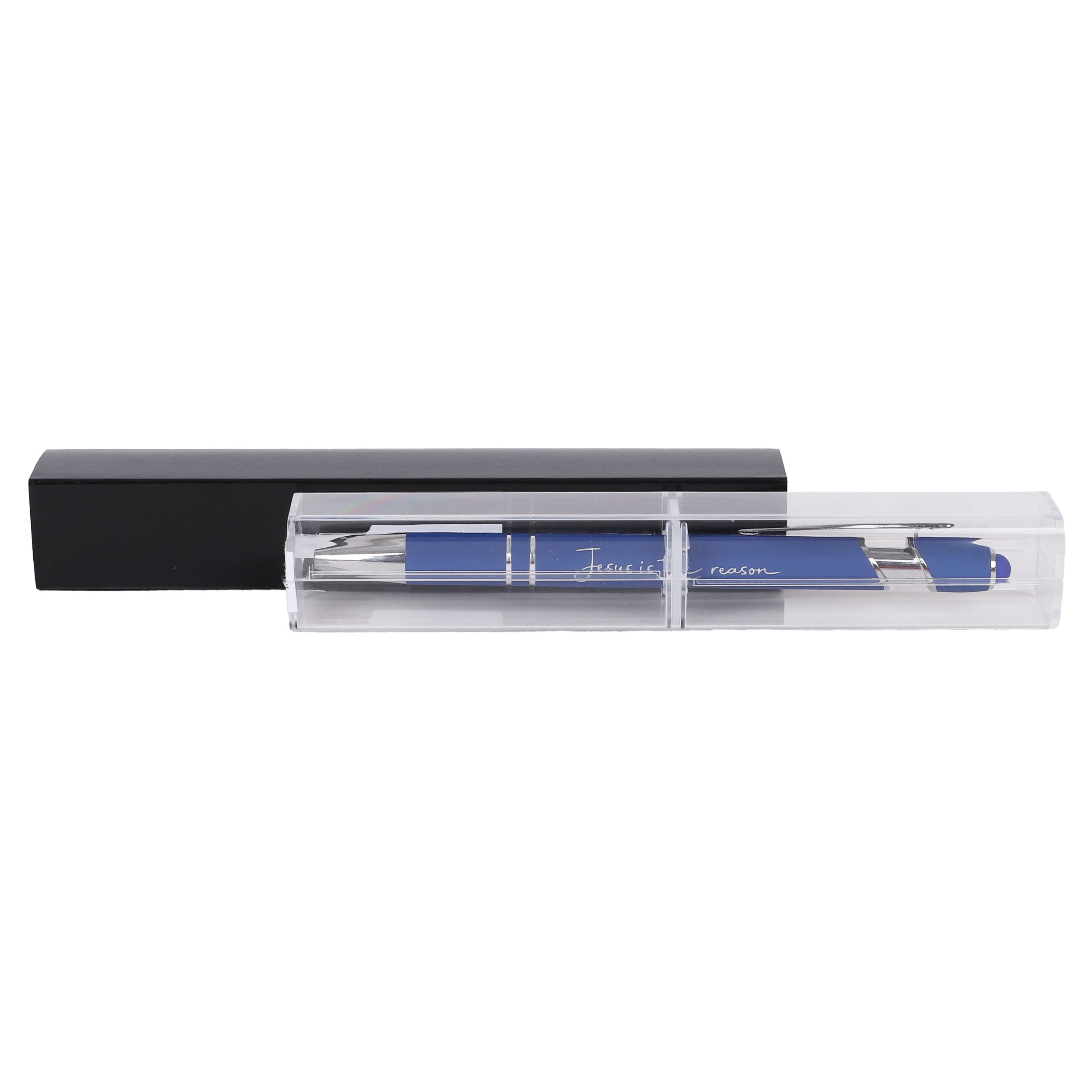 Gift Pen Soft Touch Jesus Is The Reason Royal Blue - Image 6