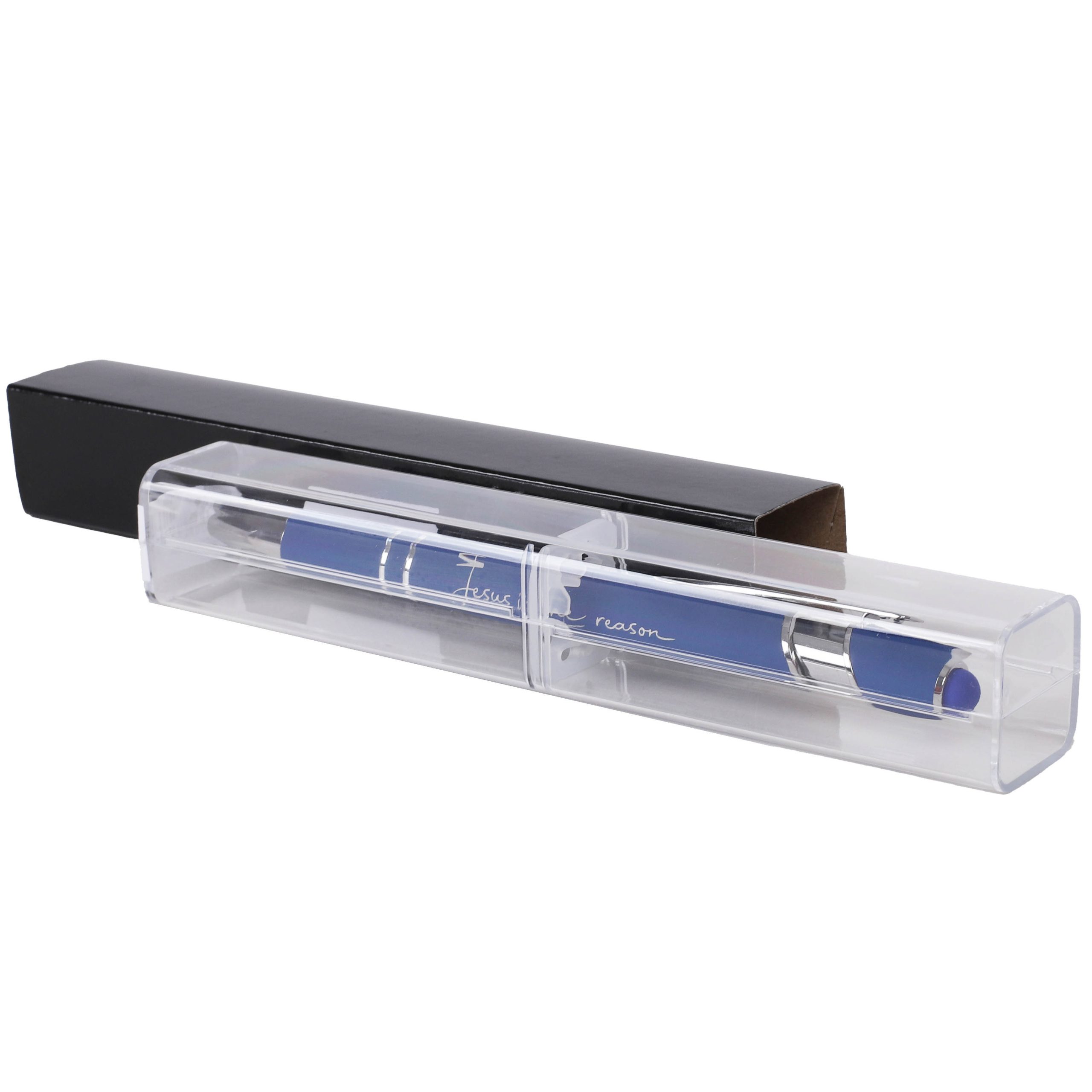 Gift Pen Soft Touch Jesus Is The Reason Royal Blue - Image 5