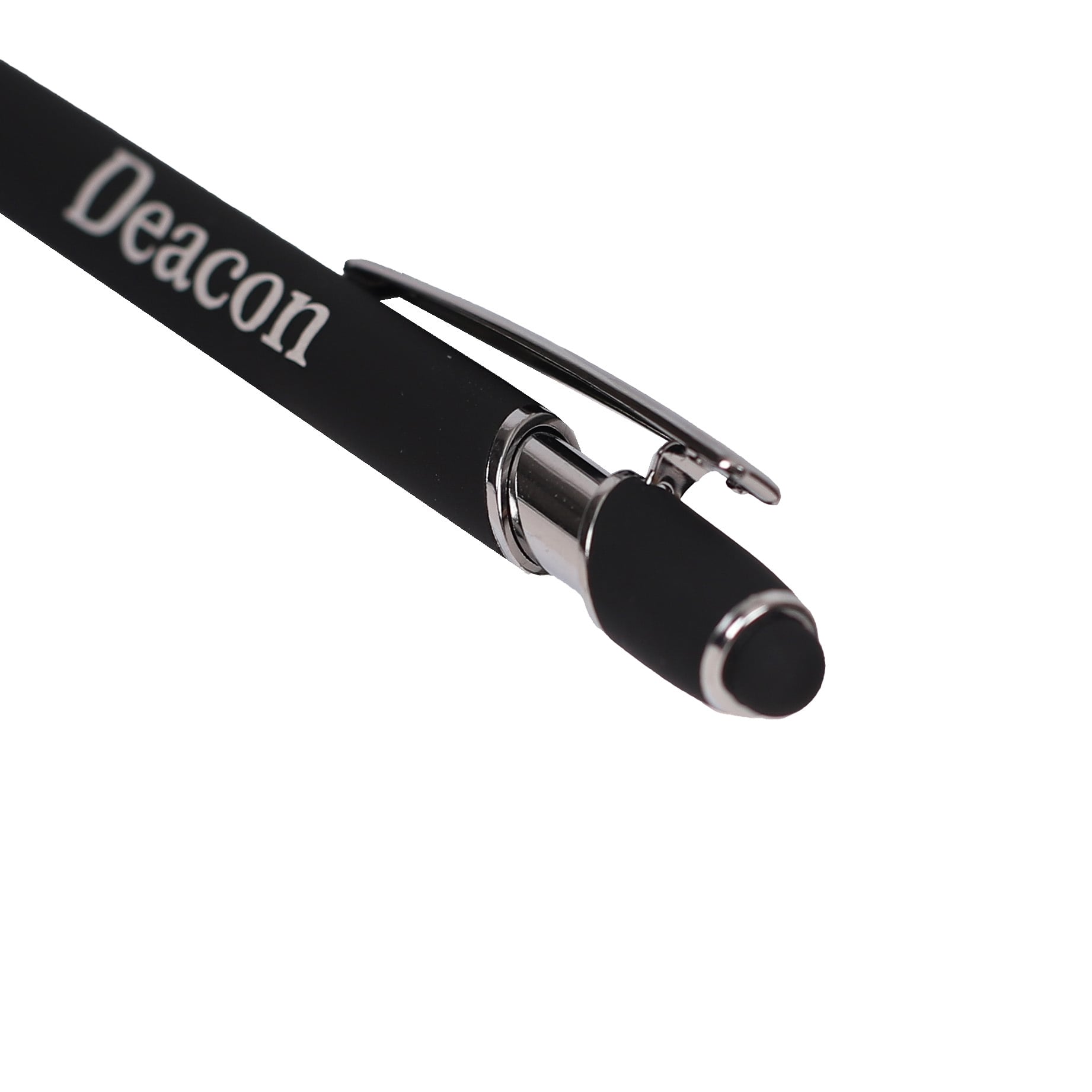 Deacon Pen - Black Soft Touch Ballpoint and Stylus - Image 4