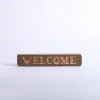 Sign Engraved Wood Welcome Brown- Swanson Christian Products - Front