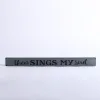 Sign Engraved Wood Then Sings My Soul Grays Harbor- Swanson Christian Products - Front