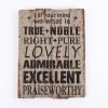 Wall Decor - Wood Slat - Fill Your Mind | Swanson Christian Products