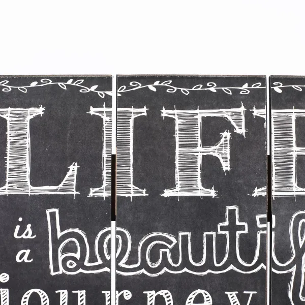 Wall Decor - Wood Slat - Life Is A Beautiful Journey - 12 x 16 | Swanson Christian Products