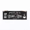 Wall Decor Metal w/ Rope Glory Of God- Swanson Christian Products