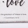 Wall Decor Metal w/ Rope Faith,Hope,Love- Swanson Christian Products