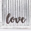 Wall Decor Corrugated Tin Love - Swanson Christian Products